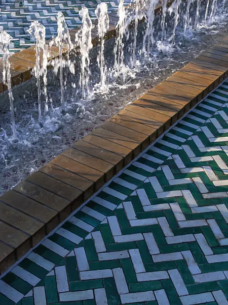 429030 - Fontaine, jardin oriental, Erholungspark Marzahn, Berlin, Allemagne