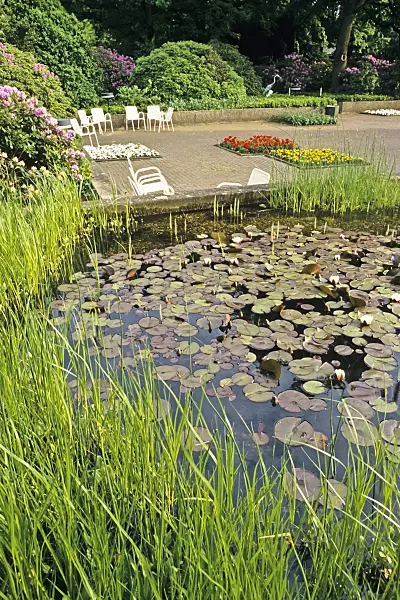 379010 - Fountain garden, Stadtpark, Hanover, Germany
