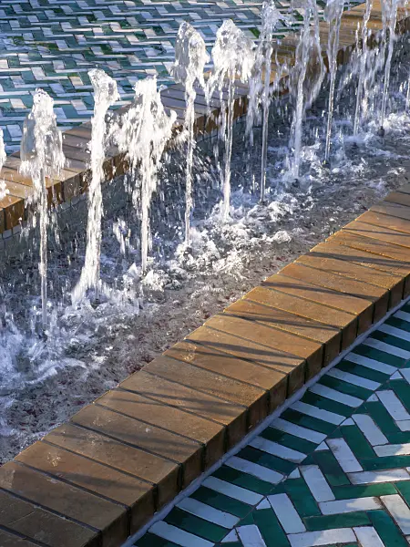 429029 - Fountain, Oriental Garden, Erholungspark Marzahn, Berlin, Germany
