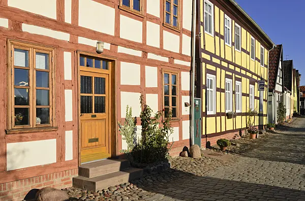 526047 - Half-timbered houses, Havelberg, Germany