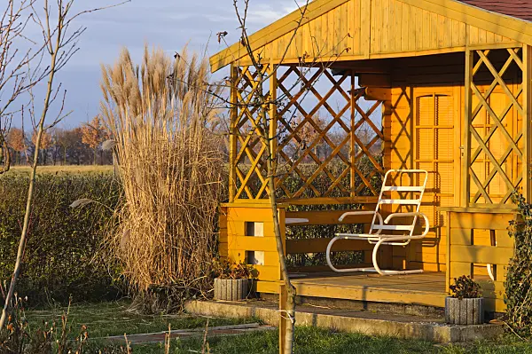 467064 - Herbstlicher Kleingarten