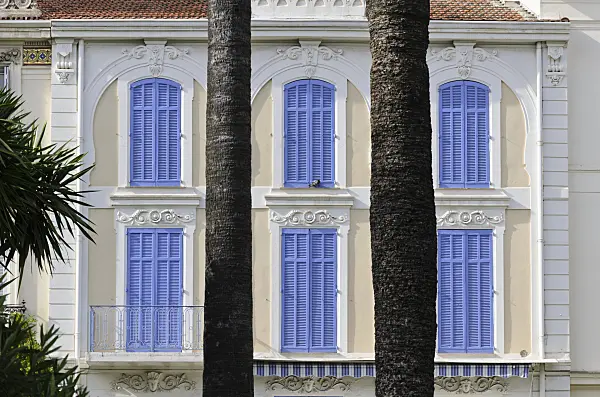 569008 - House with blue shutters, Cannes, France