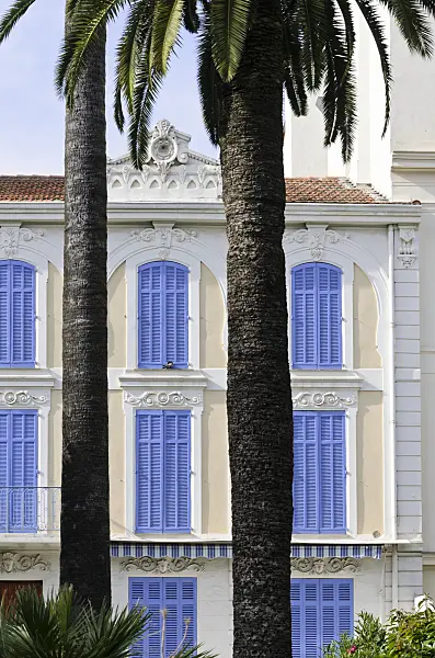 569009 - House with blue shutters, Cannes, France