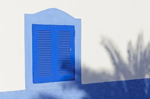564207 - House with blue window, Puerto de las Nieves, Gran Canaria, Spain