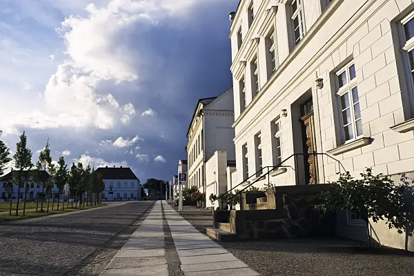 391108 - Houses at the Market Square, Putbus, Rügen, Germany