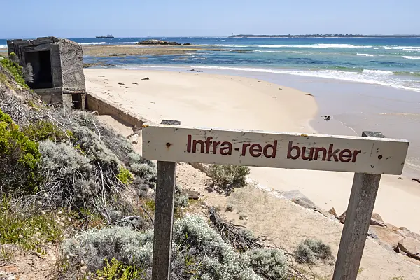 455247 - Infrared bunker at Port Phillip Bay, Point Nepean National Park, Australia