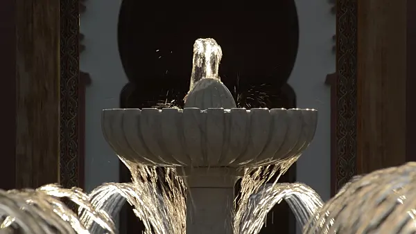 510153 - Jeux d'eau dans un jardin oriental