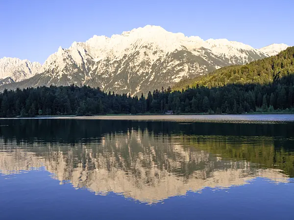 439359 - Lautersee and Karwendelspitze, Karwendelgebirge Nature Reserve, Germany