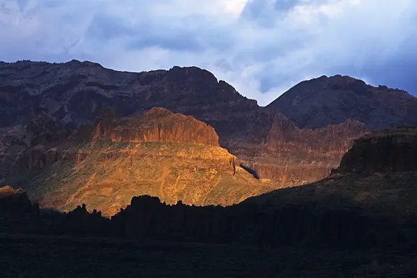 397037 - Mountains at sunset, Gran Canaria, Spain