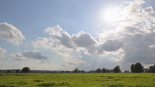 501036 - Moving clouds, Lower Oder Valley National Park, Germany