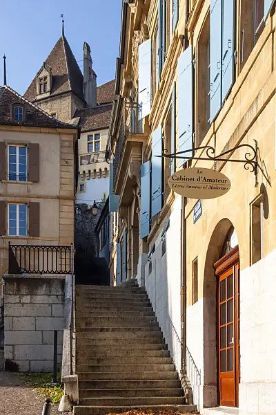 453134 - Old town and palace, Neuchâtel, Switzerland