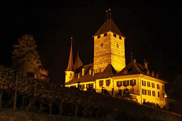 453186 - Palace, Spiez, Switzerland