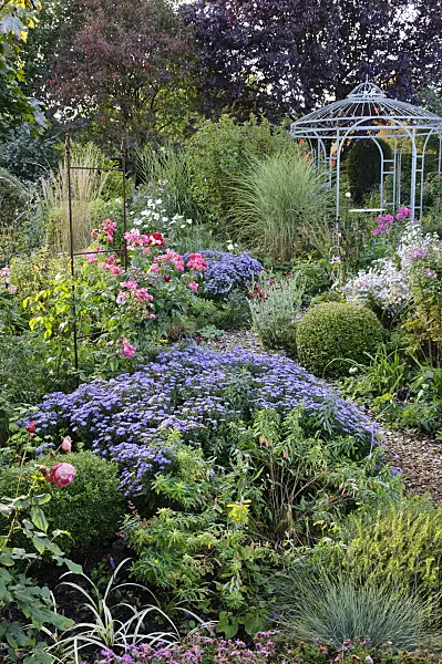 477027 - Pavilion in an autumnal garden