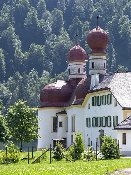 439134 - Pilgrimage church St. Bartholomew, Berchtesgaden National Park, Germany