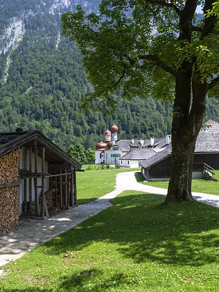 439148 - Pilgrimage church St. Bartholomew, Berchtesgaden National Park, Germany