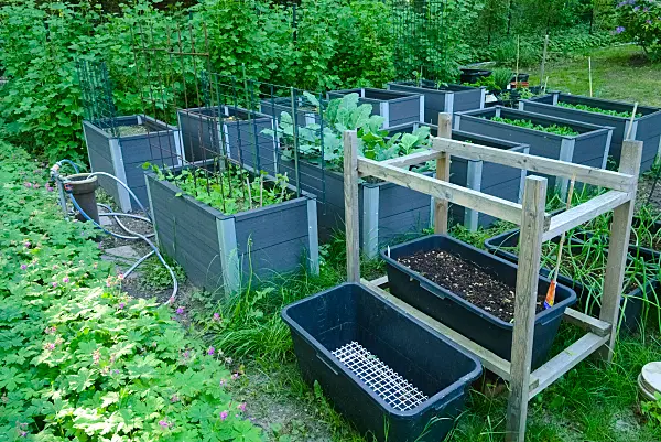 670010 - Potager surélevé dans un jardin familial