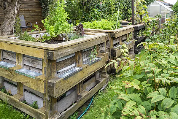 625007 - Raised bed made of wooden pallets