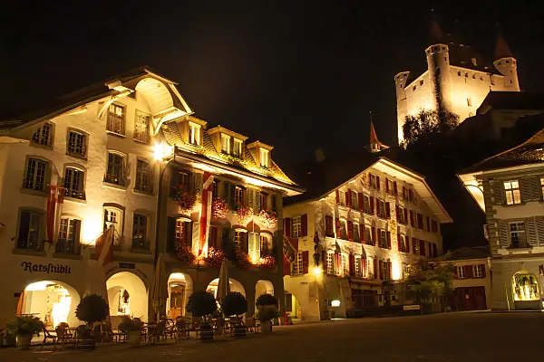 453138 - Rathausplatz and Palace, Thun, Switzerland