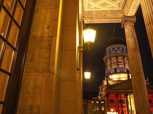 442144 - Schauspielhaus and French Cathedral, Gendarmenmarkt, Berlin, Germany