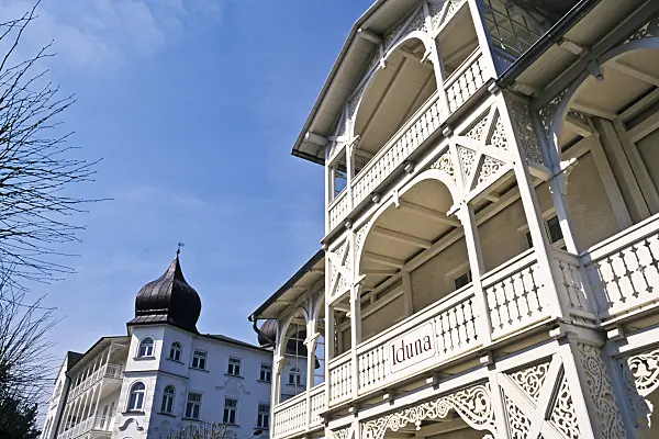 377034 - Sea resort architecture, Binz, Rügen, Germany