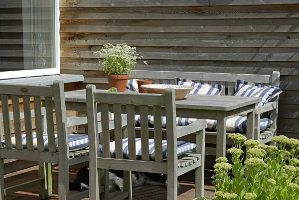 456009 - Seating area in a garden