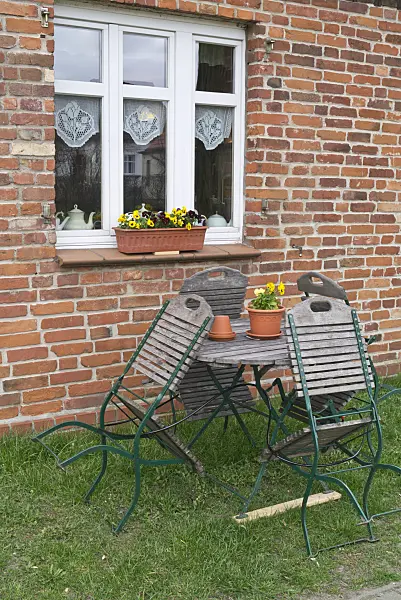 555104 - Seating area in a garden