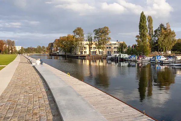 453043 - Small boat harbour on the Havel, Uferpark Maselake, Berlin, Germany