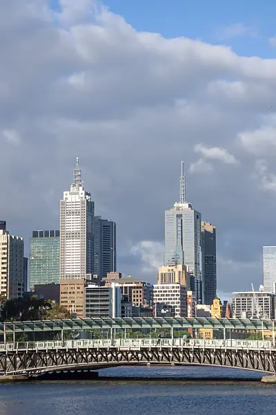 455229 - Spencer Street Bridge at Yarra River, Melbourne, Australia