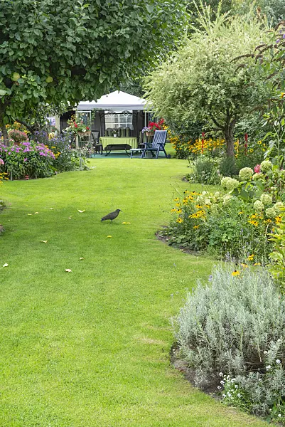 625002 - Staudengarten mit Gartenpavillon