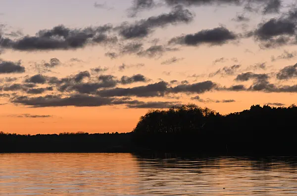 526045 - Sunset at Seddinsee, Gosener Wiesen Nature Reserve, Berlin, Germany