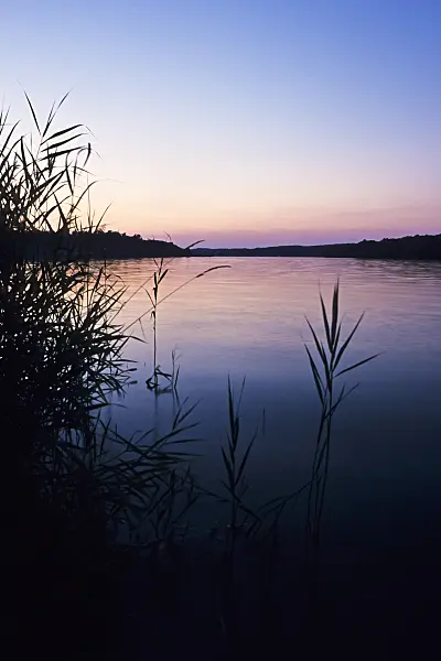 381135 - Sunset at the Jungfernsee, Brandenburg, Germany