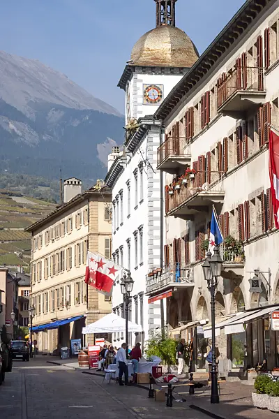 453114 - Town Hall on Rue du Grand Pont, Sion, Switzerland
