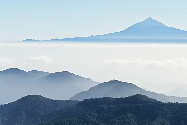363054 - View of Tenerife and El Teide, Garajonay National Park, La Gomera, Spain