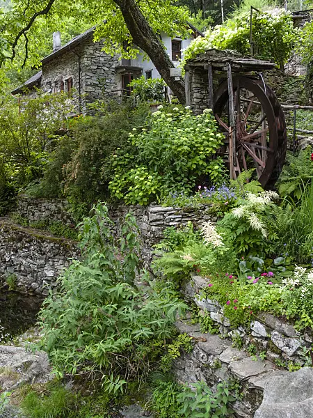 414155 - Water mill, Intragna, Switzerland