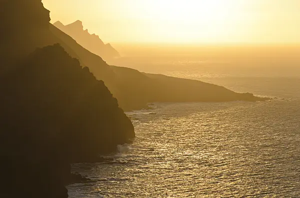 564219 - West coast at sunset, Gran Canaria, Spain