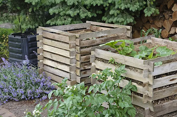473303 - Wooden compost bin