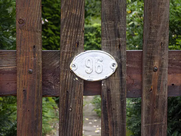 463061 - Wooden garden gate